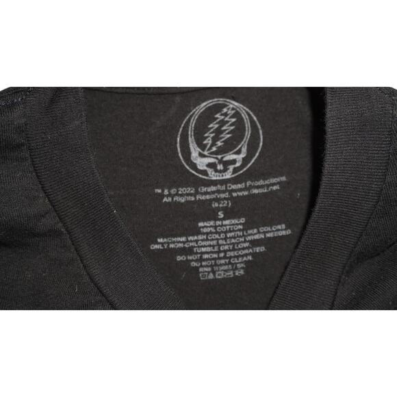 Grateful Dead Dancing Bears Tie-Dye Logo T-Shirt Black  Sz S 2022 - Picture 3 of 4
